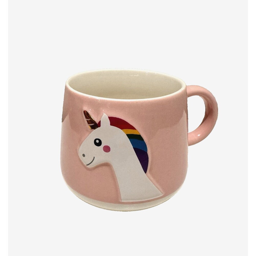 RARE Starbucks 2019 Unicorn Ceramic Mug 12oz Pink Rainbow Asia Exclusive